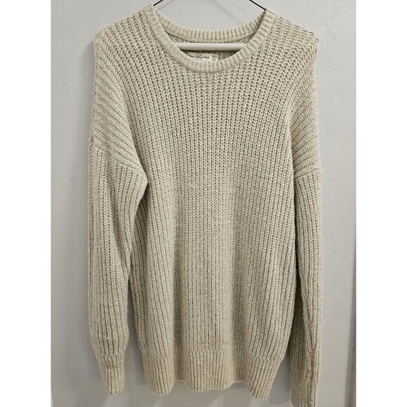 abercrombie & fitch ivory cream glitter shimmer sweater size xs/s - euc - Picture 8 of 12